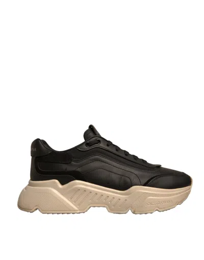 Pre-owned Dolce & Gabbana Black White Daymaster Low Top Sneakers Men's Shoes ()