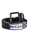 Dolce & Gabbana Black White Printed Metal Logo Buckle Belt In Black