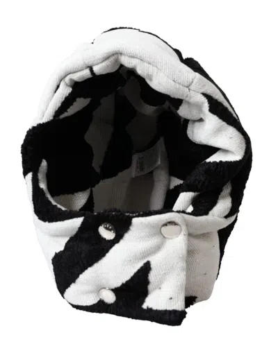 Dolce & Gabbana White Acrylic Fur Womens Bucket Hat