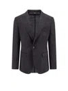 Dolce & Gabbana Black Wool Blazer In Black