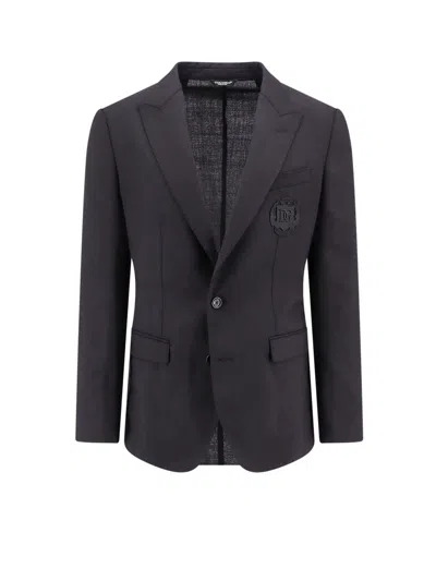 Dolce & Gabbana Black Wool Blazer