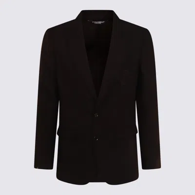 Dolce & Gabbana Black Wool Blazer