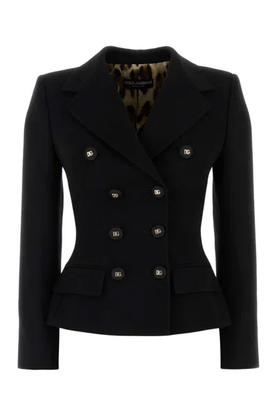 Dolce & Gabbana Jackets And Vests In Black