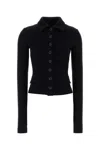 Dolce & Gabbana Women Single-breasted Wool Cloth Jacket In Black