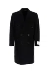 Dolce & Gabbana Double-breasted Wool Coat Men In Black