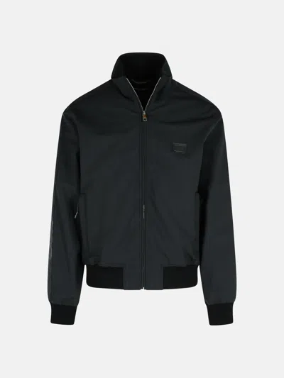 Dolce & Gabbana Black Wool Blend Jacket