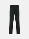 Dolce & Gabbana Black Wool Blend Pants In Black
