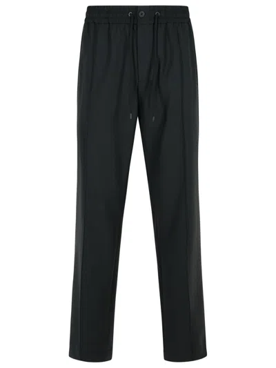 Dolce & Gabbana Black Wool Blend Pants Men