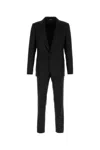 DOLCE & GABBANA BLACK WOOL BLEND SUIT