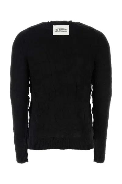 Dolce & Gabbana Black Wool Blend Jumper In Nero