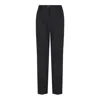Dolce & Gabbana Black Wool Blend Trousers In Black