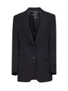 Dolce & Gabbana Black Wool Gabardine Jacket In Black