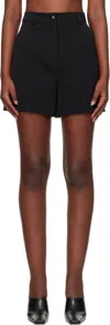 Dolce & Gabbana Pleated High-waisted Shorts In N0000 Nero
