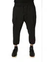 Dolce & Gabbana Black Wool Jogger Jogging Men's Pants In Black