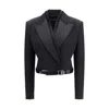 Dolce & Gabbana Black Wool Oves Aries Jacket In Black
