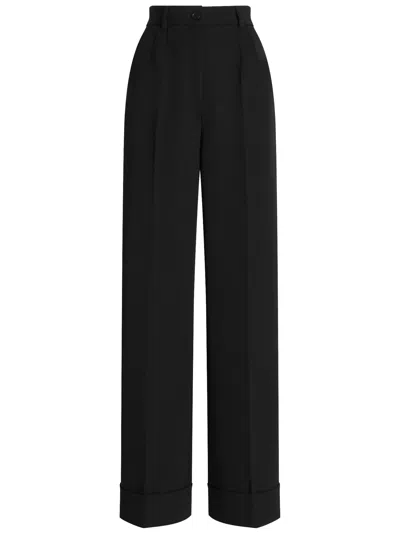 Dolce & Gabbana Black Wool Pants