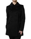 Dolce & Gabbana Black Wool Sartoria Italiano Blazer Jacket In Black