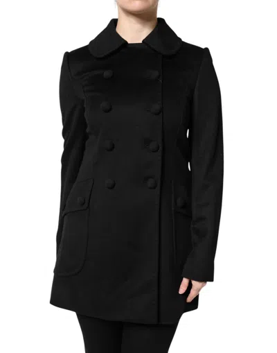 DOLCE & GABBANA BLACK WOOL SARTORIA ITALIANO BLAZER JACKET