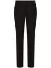 Dolce & Gabbana Men Black Wool Pant In Black