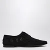 Dolce & Gabbana Men Black Woven Dress Shoes, 8 Luxury Lace Ups & Dress Shoes For Men Darveys In Black
