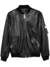 Dolce & Gabbana Zip Front Jacket With Ribbed Cuffs