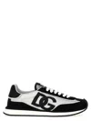 Dolce & Gabbana Mixed-material Dg Cushion Sneakers In Multicolor