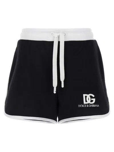 DOLCE & GABBANA WOMEN BLACKWHITE LOGO SHORTS, 28 LUXURY SHORTS FOR WOMEN DARVEYS