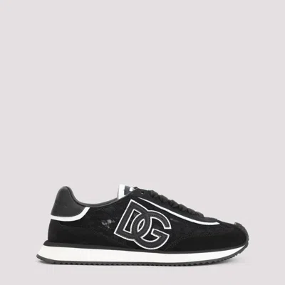 DOLCE & GABBANA BLACKWHITE LOGO SNEAKERS