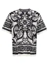 Dolce & Gabbana Maiolica T-shirt In Black