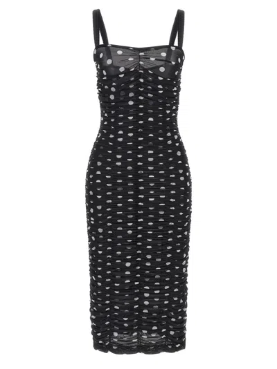 DOLCE & GABBANA BLACKWHITE MAMBO DRESS