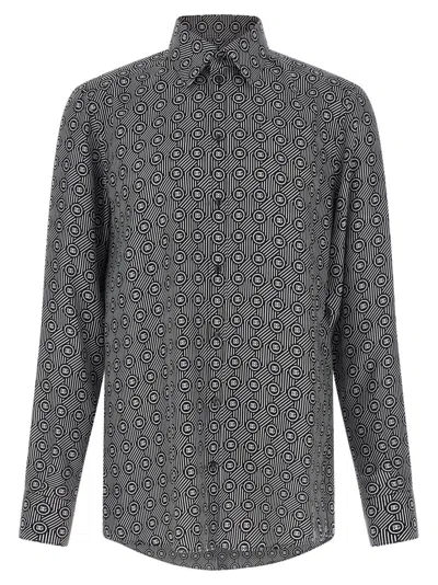 DOLCE & GABBANA BLACKWHITE PRIVATE WARDROBE SHIRT