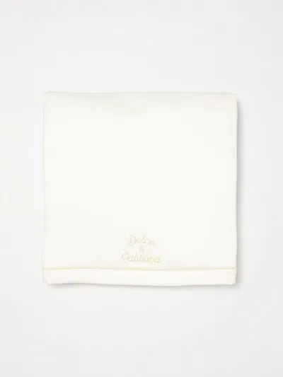 Dolce & Gabbana Blanket Kids  In White