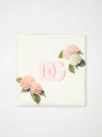 Dolce & Gabbana Blanket Kids  In White