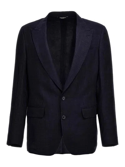 Dolce & Gabbana Blazer In Blue