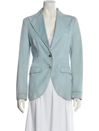 Pre-owned Dolce & Gabbana Blazer In Blue