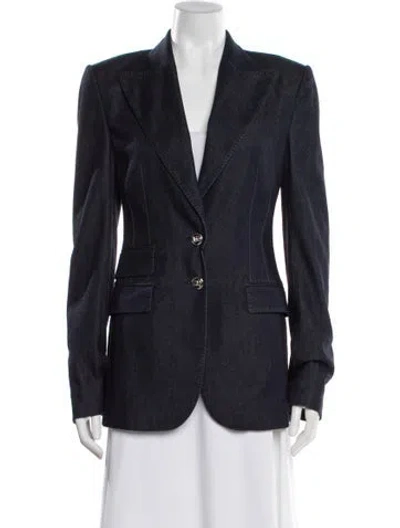 Pre-owned Dolce & Gabbana Blazer In Blue