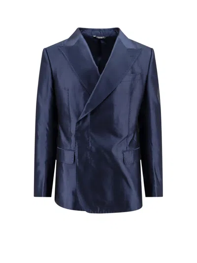 Dolce & Gabbana Blazer In Blue