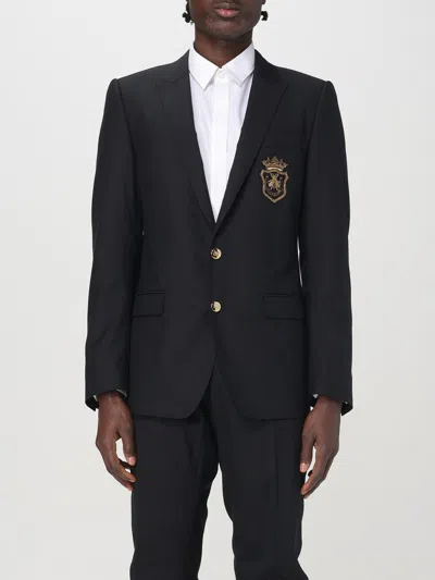 DOLCE & GABBANA BLAZER DOLCE & GABBANA MEN COLOR BLACK,G41557002