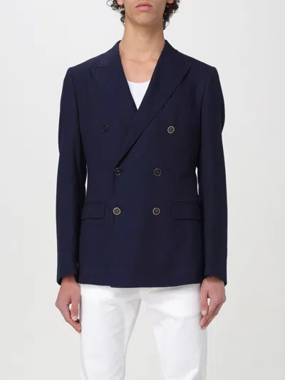 DOLCE & GABBANA BLAZER DOLCE & GABBANA MEN COLOR BLUE,F25423009
