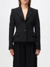 Dolce & Gabbana Stretch Wool Blend Single Breast Blazer In Black