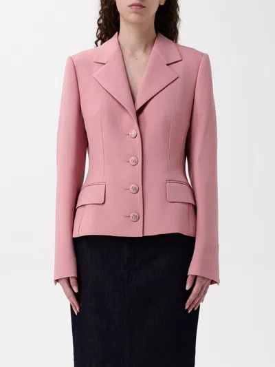 DOLCE & GABBANA BLAZER DOLCE & GABBANA WOMAN COLOR PINK,G58896010
