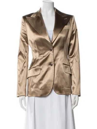Pre-owned Dolce & Gabbana Blazer In Gold