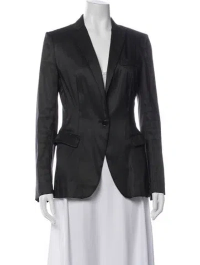 Pre-owned Dolce & Gabbana Blazer In Gray
