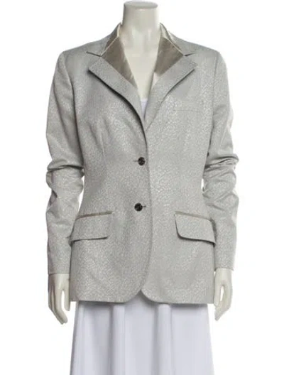 Pre-owned Dolce & Gabbana Blazer In Gray