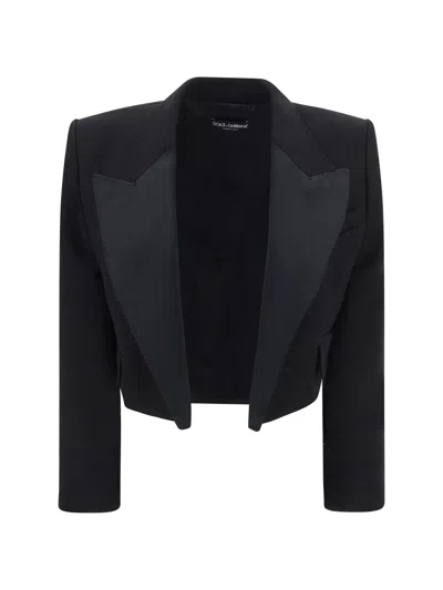 Dolce & Gabbana Blazer Jacket In Black
