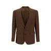 Dolce & Gabbana Blazer Jacket In Brown