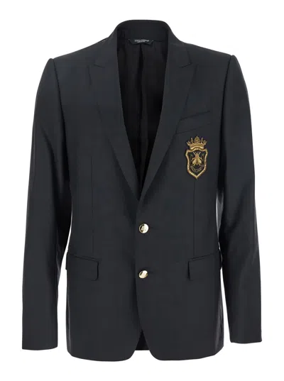 Dolce & Gabbana Blazer In Nero