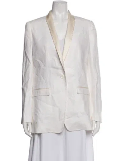 Pre-owned Dolce & Gabbana Blazer In White
