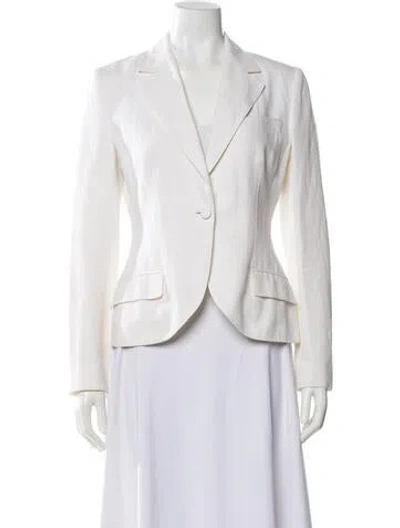 Pre-owned Dolce & Gabbana Blazer In White