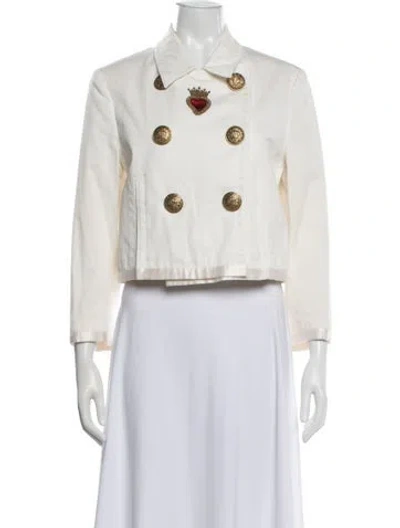 Pre-owned Dolce & Gabbana Blazer In White